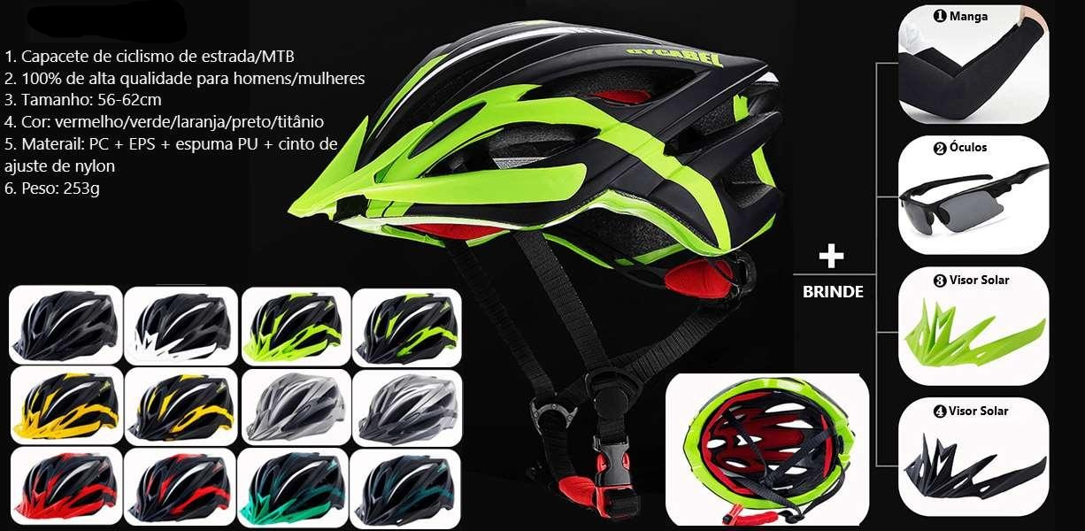 Capacete de Ciclismo Cycabel Unissex + Brinde Surpresa. Shop MultMarcas