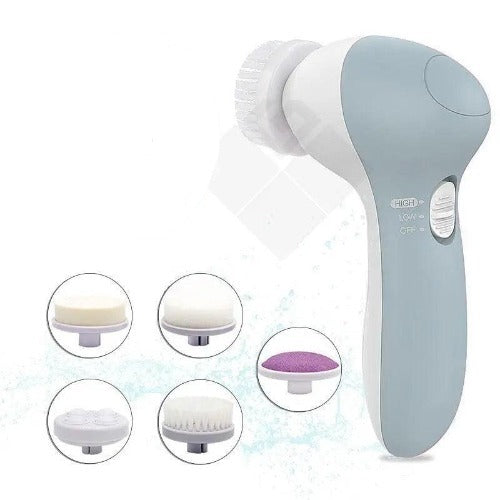 Escova de Esfoliação e Limpeza facial 5 em 1 Shop MultMarcas