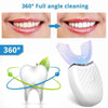 Escova de dentes elétrica sônica inteligente 360 graus, tipo U, 4 modos escovar os dentes Shop MultMarcas
