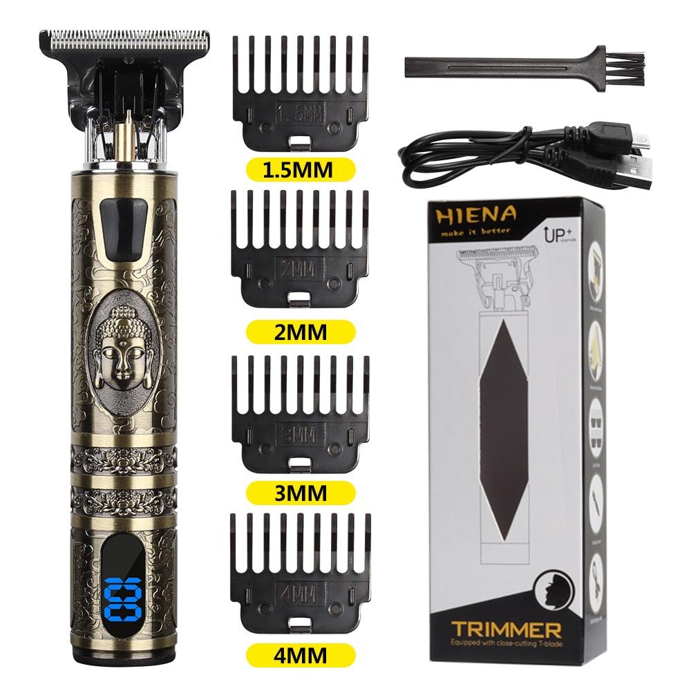 Máquina de corte de cabelo e barba elétrica USB T9 recarregável Shop MultMarcas