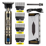 Máquina de corte de cabelo e barba elétrica USB T9 recarregável Shop MultMarcas