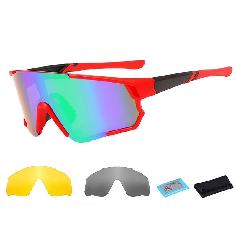 Óculos de sol com lentes polarizadas com 3 lentes para ciclismo Shop MultMarcas