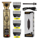 Máquina de corte de cabelo e barba elétrica USB T9 recarregável Shop MultMarcas