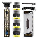 Máquina de corte de cabelo e barba elétrica USB T9 recarregável Shop MultMarcas