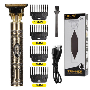 Máquina de corte de cabelo e barba elétrica USB T9 recarregável Shop MultMarcas