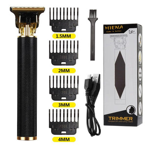 Máquina de corte de cabelo e barba elétrica USB T9 recarregável Shop MultMarcas