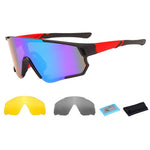 Óculos de sol com lentes polarizadas com 3 lentes para ciclismo Shop MultMarcas