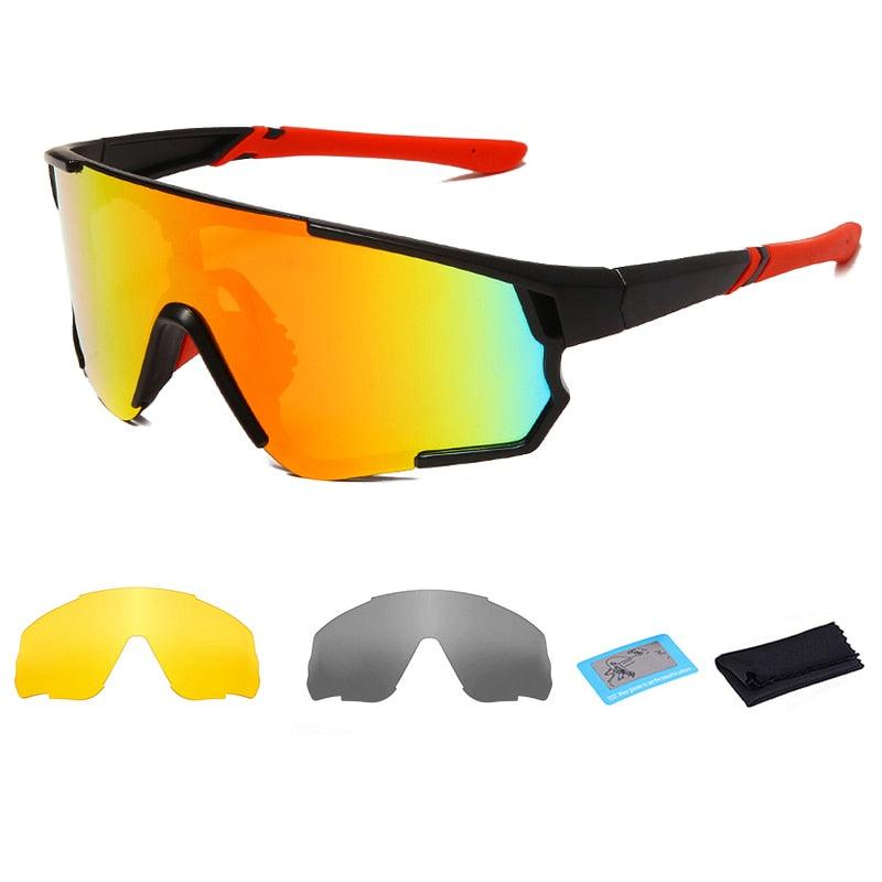 Óculos de sol com lentes polarizadas com 3 lentes para ciclismo Shop MultMarcas