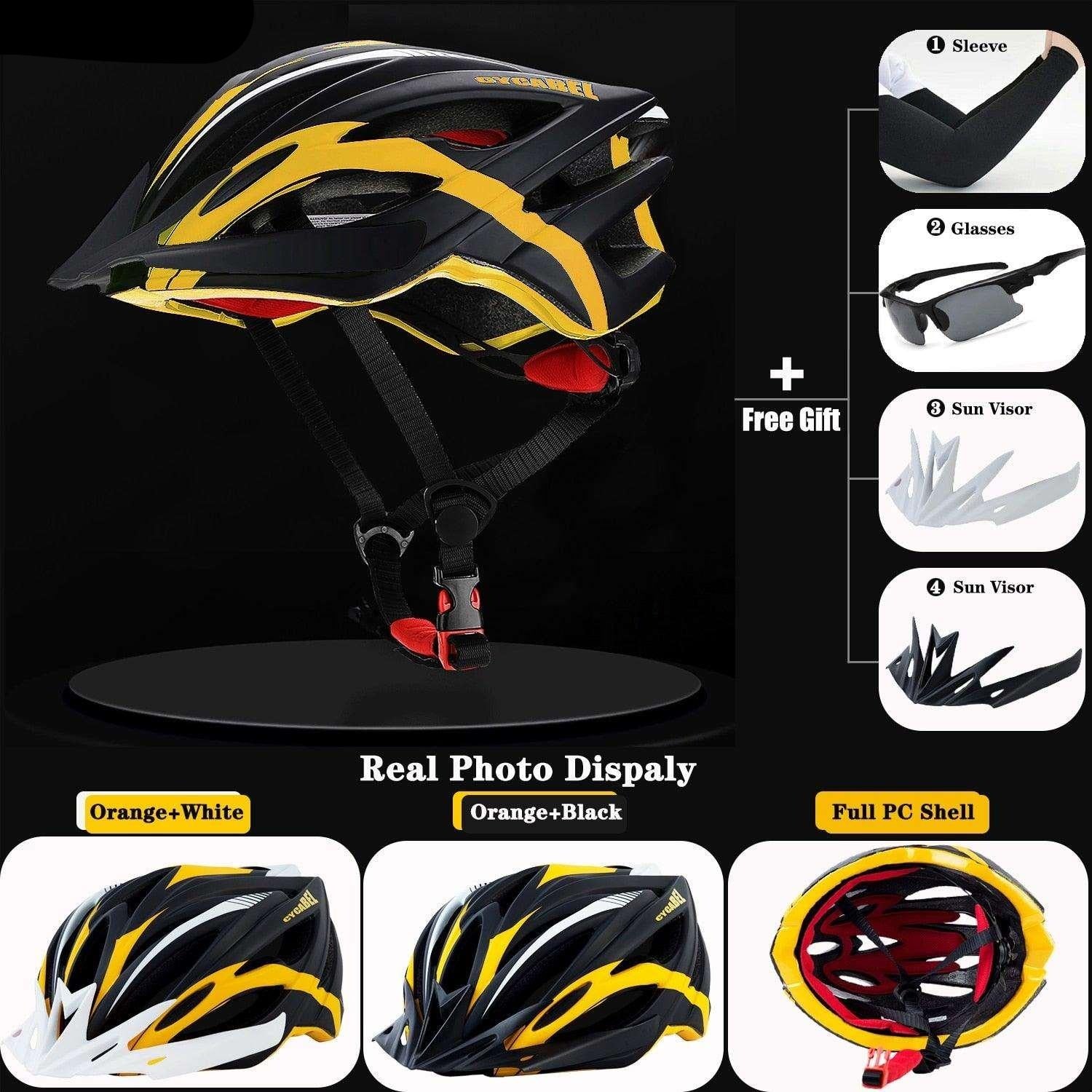 Capacete de Ciclismo Cycabel Unissex + Brinde Surpresa. Shop MultMarcas