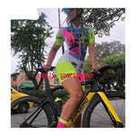 Macaquinho manga curta de Ciclismo para mulheres Shop MultMarcas