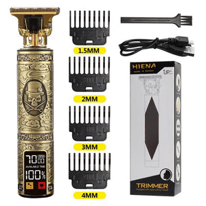 Máquina de corte de cabelo e barba elétrica USB T9 recarregável Shop MultMarcas