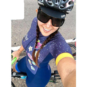 Macaquinho manga curta de Ciclismo para mulheres Shop MultMarcas
