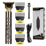 Máquina de corte de cabelo e barba elétrica USB T9 recarregável Shop MultMarcas