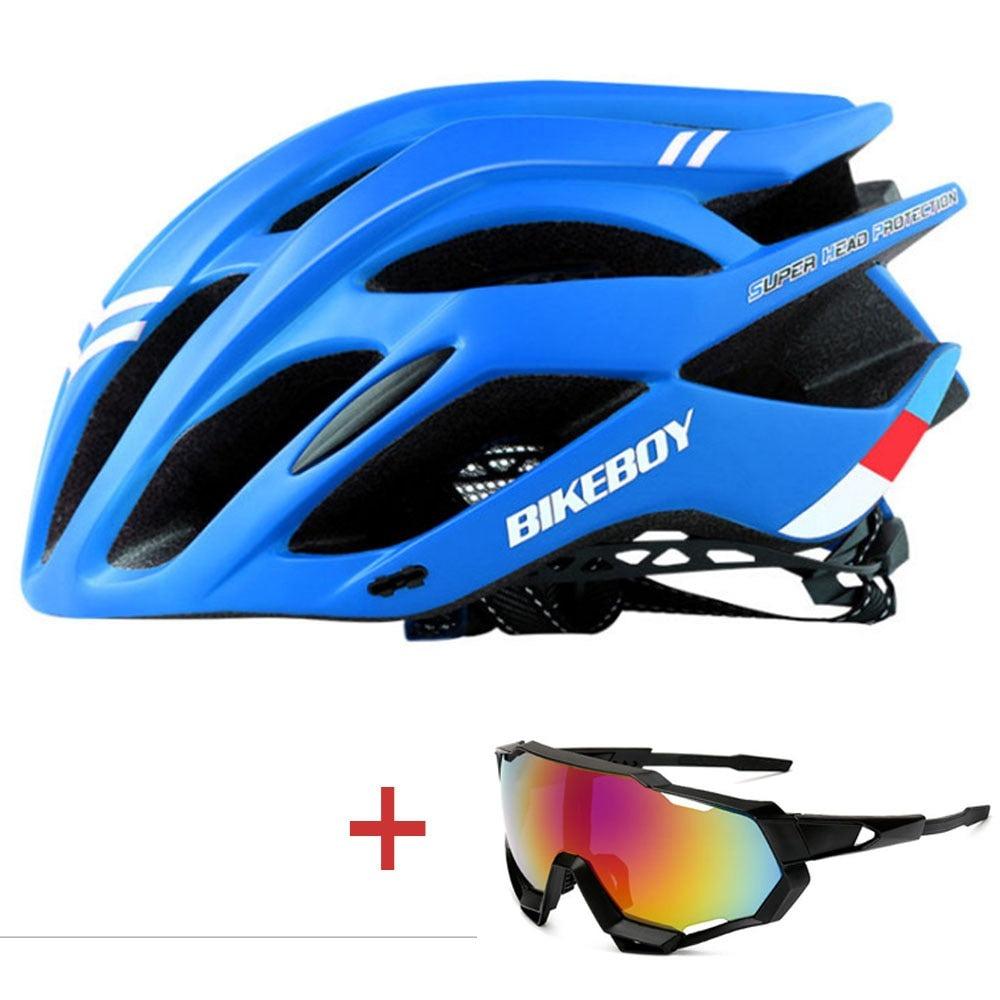 Capacete de ciclismo BIKEBOY Com Brinde Óculos, Balaclava ou Bolsa Shop MultMarcas