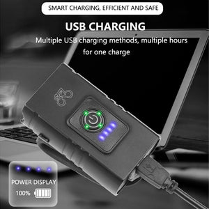 Lanterna T6 led luz da bicicleta 10w 800lm usb recarregável Shop MultMarcas