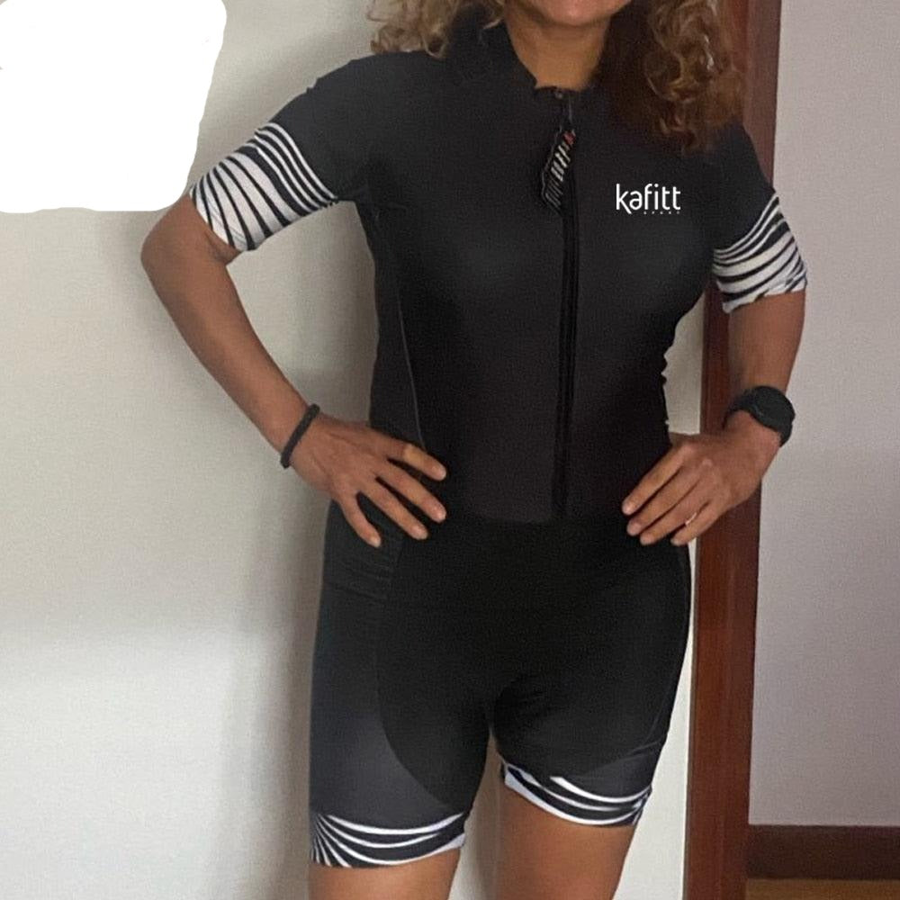 Macaquinho manga curta de Ciclismo para mulheres Shop MultMarcas