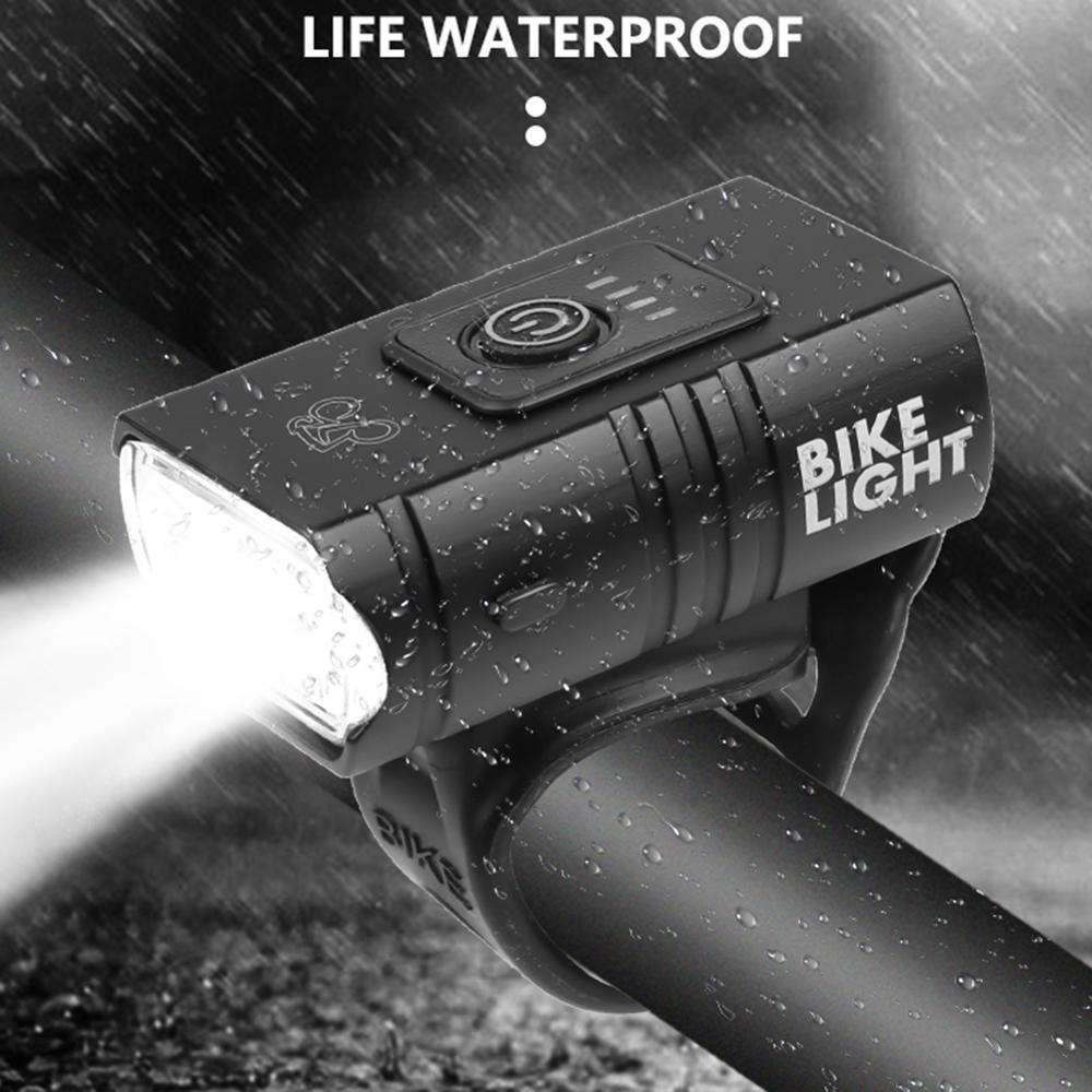 Lanterna T6 led luz da bicicleta 10w 800lm usb recarregável Shop MultMarcas