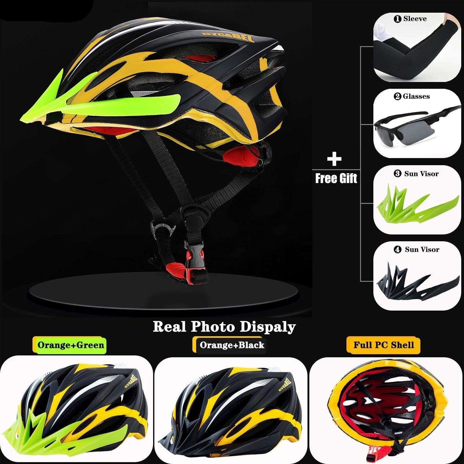 Capacete de Ciclismo Cycabel Unissex + Brinde Surpresa. Shop MultMarcas