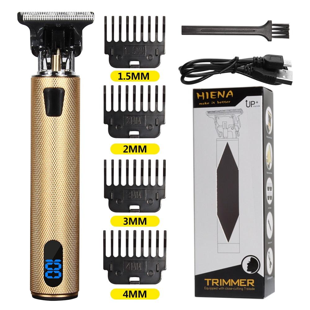 Máquina de corte de cabelo e barba elétrica USB T9 recarregável Shop MultMarcas