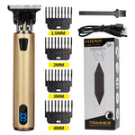 Máquina de corte de cabelo e barba elétrica USB T9 recarregável Shop MultMarcas