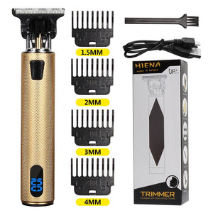 Máquina de corte de cabelo e barba elétrica USB T9 recarregável Shop MultMarcas