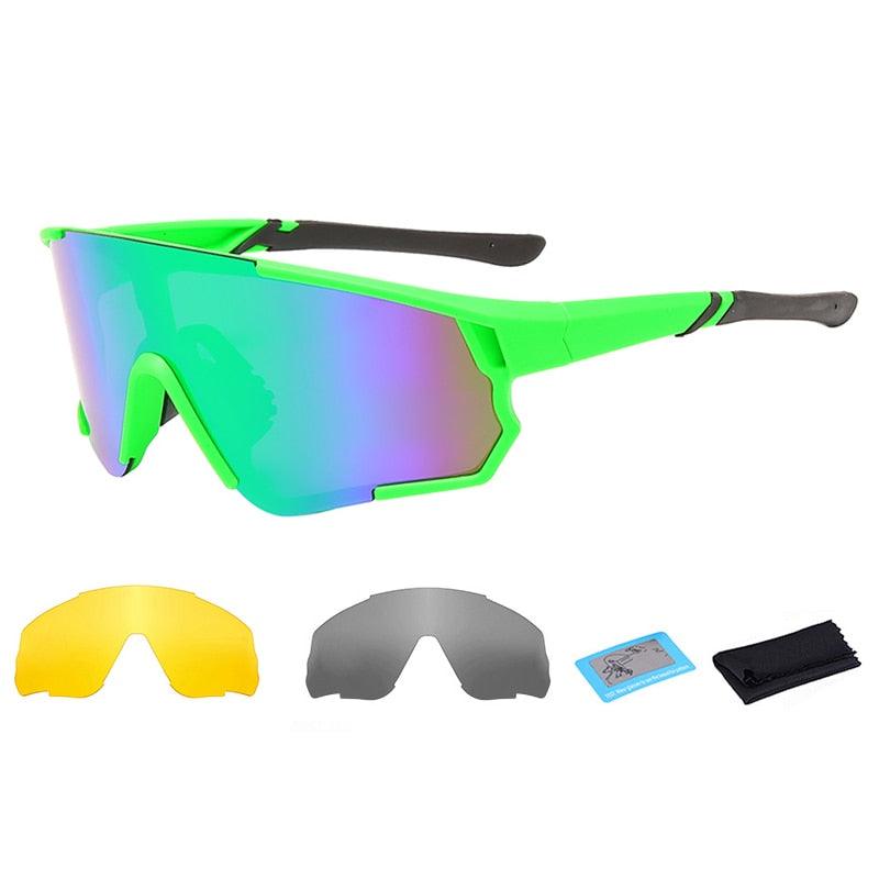 Óculos de sol com lentes polarizadas com 3 lentes para ciclismo Shop MultMarcas