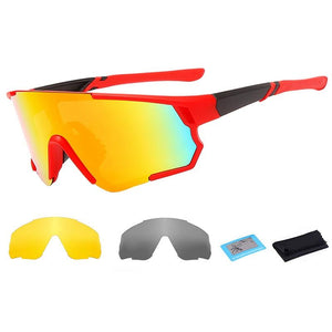 Óculos de sol com lentes polarizadas com 3 lentes para ciclismo Shop MultMarcas