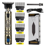 Máquina de corte de cabelo e barba elétrica USB T9 recarregável Shop MultMarcas