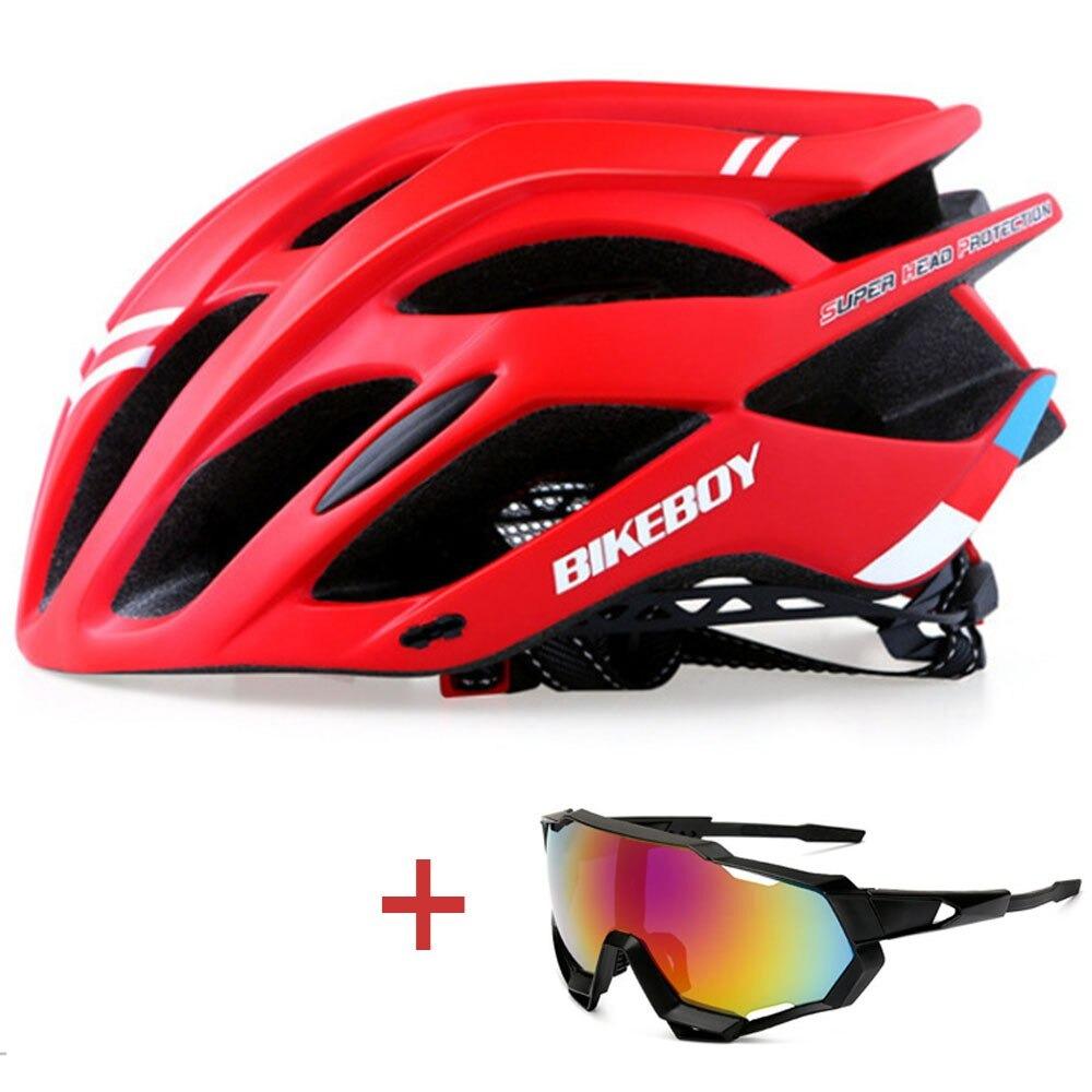 Capacete de ciclismo BIKEBOY Com Brinde Óculos, Balaclava ou Bolsa Shop MultMarcas