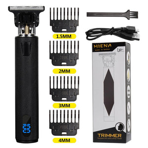 Máquina de corte de cabelo e barba elétrica USB T9 recarregável Shop MultMarcas