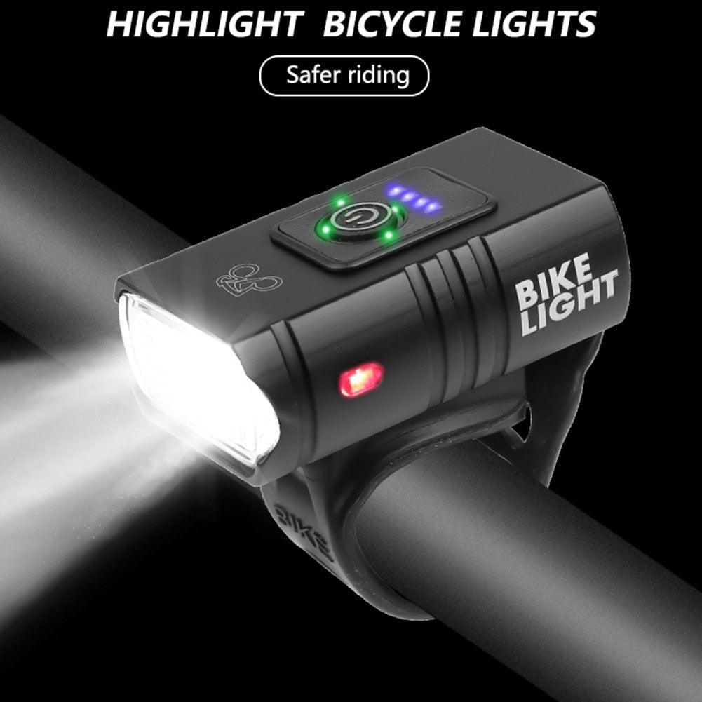 Lanterna T6 led luz da bicicleta 10w 800lm usb recarregável Shop MultMarcas