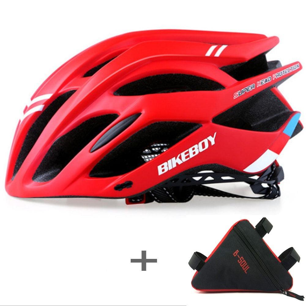 Capacete de ciclismo BIKEBOY Com Brinde Óculos, Balaclava ou Bolsa Shop MultMarcas