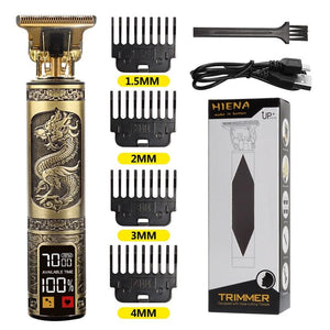 Máquina de corte de cabelo e barba elétrica USB T9 recarregável Shop MultMarcas