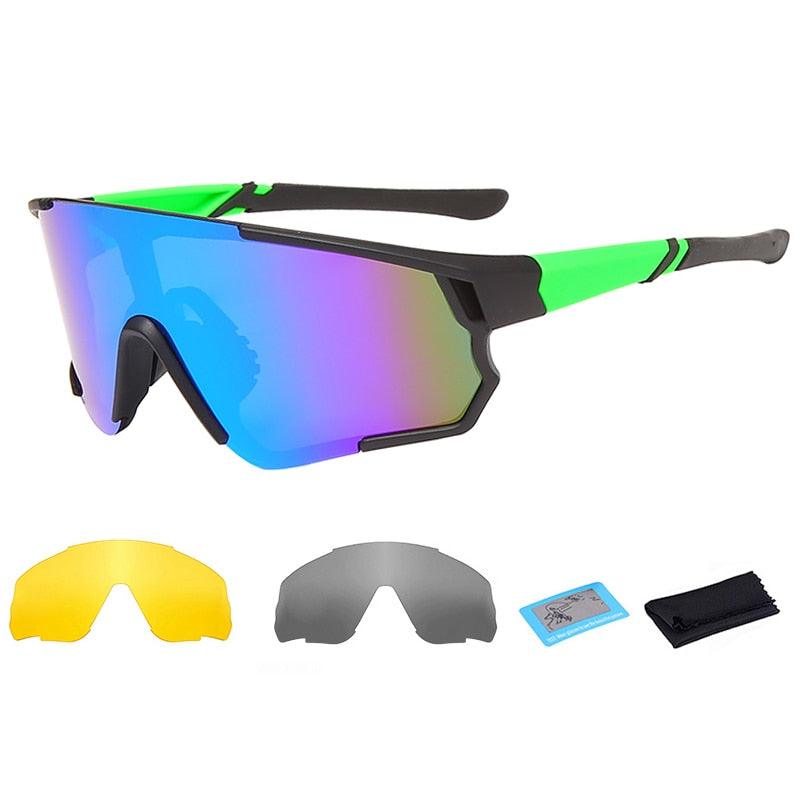 Óculos de sol com lentes polarizadas com 3 lentes para ciclismo Shop MultMarcas