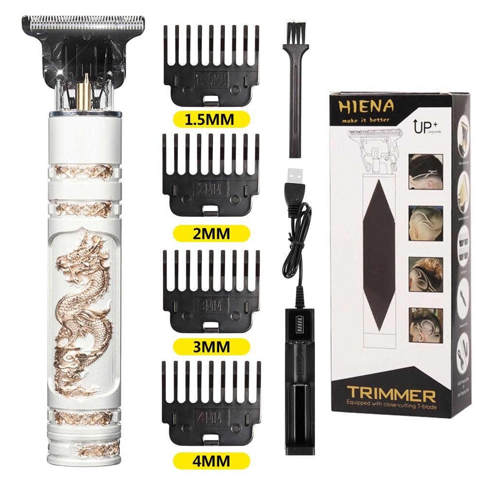 Máquina de corte de cabelo e barba elétrica USB T9 recarregável Shop MultMarcas