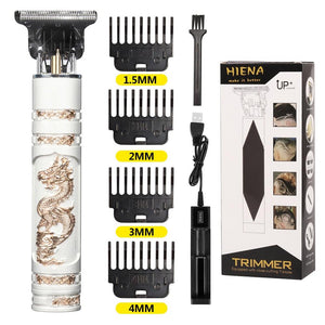 Máquina de corte de cabelo e barba elétrica USB T9 recarregável Shop MultMarcas