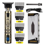 Máquina de corte de cabelo e barba elétrica USB T9 recarregável Shop MultMarcas
