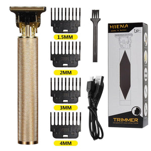 Máquina de corte de cabelo e barba elétrica USB T9 recarregável Shop MultMarcas