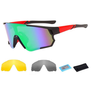 Óculos de sol com lentes polarizadas com 3 lentes para ciclismo Shop MultMarcas