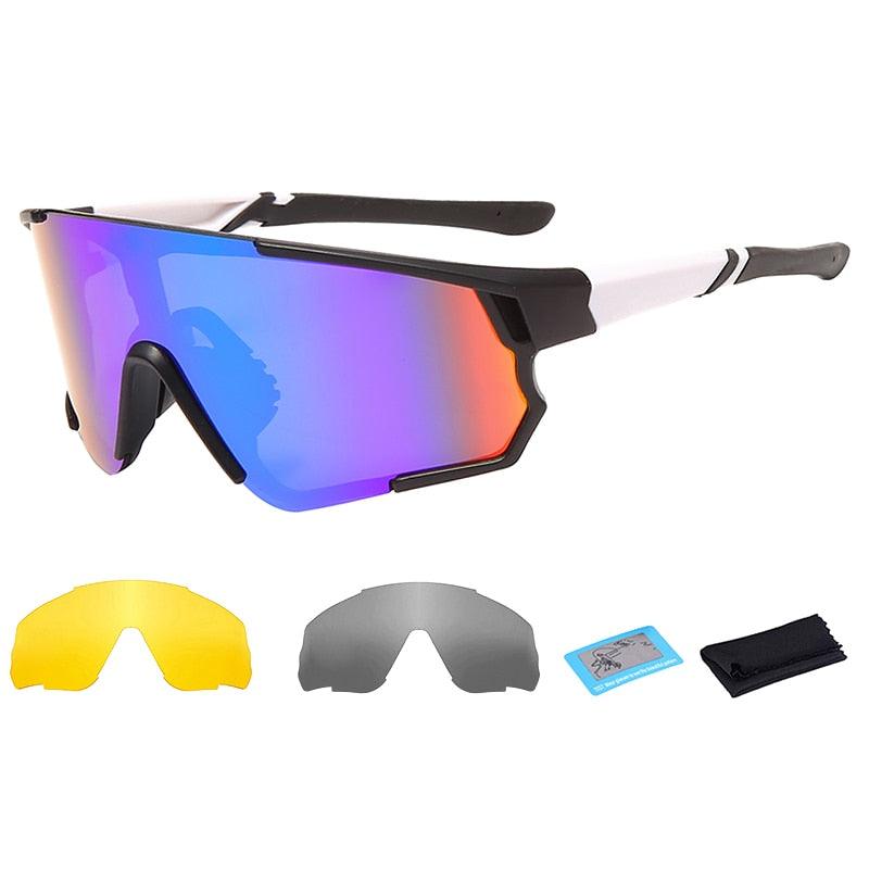 Óculos de sol com lentes polarizadas com 3 lentes para ciclismo Shop MultMarcas