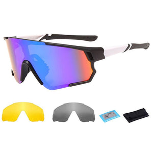 Óculos de sol com lentes polarizadas com 3 lentes para ciclismo Shop MultMarcas