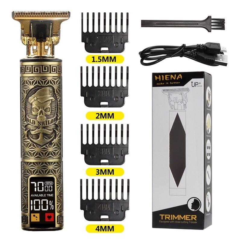 Máquina de corte de cabelo e barba elétrica USB T9 recarregável Shop MultMarcas