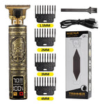 Máquina de corte de cabelo e barba elétrica USB T9 recarregável Shop MultMarcas