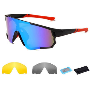 Óculos de sol com lentes polarizadas com 3 lentes para ciclismo Shop MultMarcas
