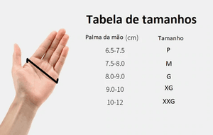 Luvas com 5mm de GEL para ciclismo INBIKE Shop MultMarcas